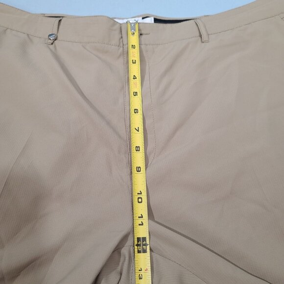 Kartel 8" Bermuda Shorts Men's Size 40 Tan Ripstop Polyester - Picture 7 of 7